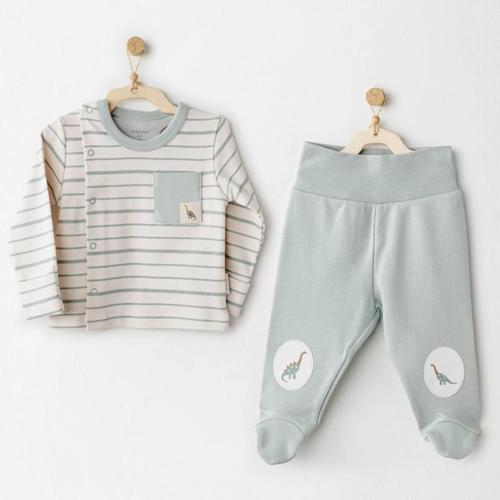 Mummy S Snuggle Saurus 2'li Zıbın Takım Green