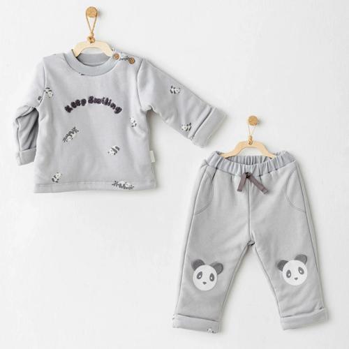 Fiber Keep Smiling 2'li Takım Grey