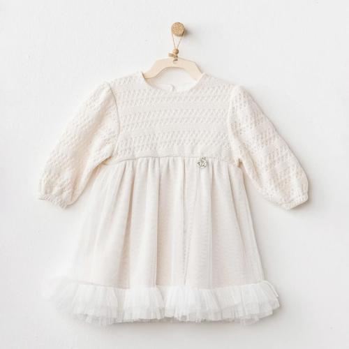 Wawa Exclusive Elbise Ekru