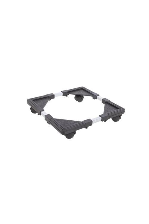 Safir Serisi - Tekerlekli Ayarlanabilir Çamaşır Makinesi & Buzdolabı Altlığı - Frenli Portatif Stand