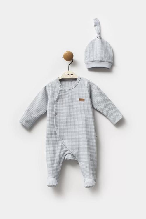 Moi Noi Galaxy Şapkalı Tulum Mnb1244 Gri