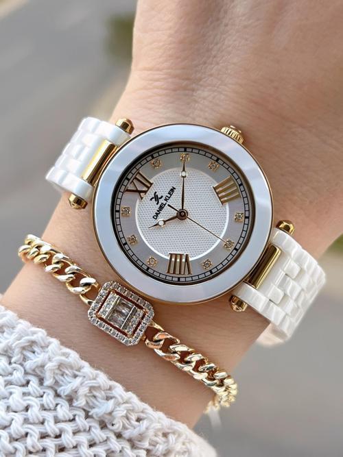 Seramik Kordon Özel Tasarım 2 Yıl Garantili 3 Atm Kadın Kol Saati+Bileklik SR.14282.4