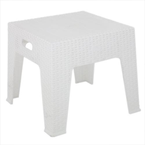 Elit Rattan Sehpa BEYAZ