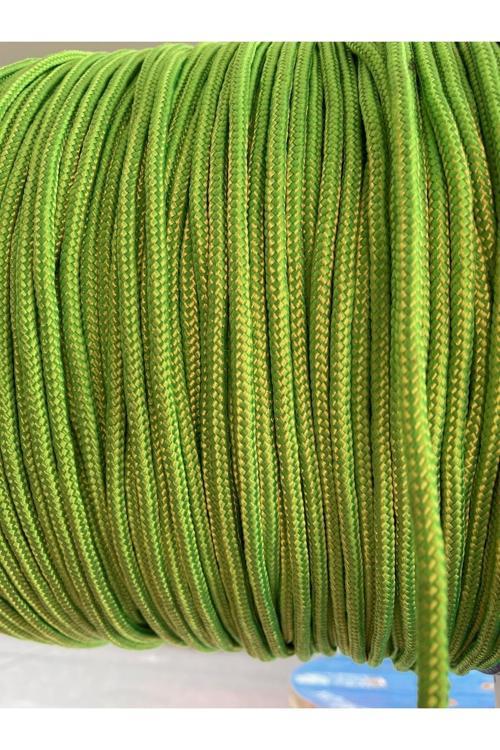 Yeşil Renkli İskota Halat İp 10 Mm 10 Metre Yelken Mandar Halatı