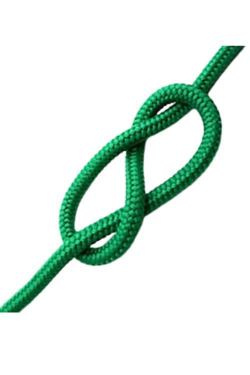 Yeşil Renkli İskota Halat İp 10 Mm 10 Metre Yelken Mandar Halatı