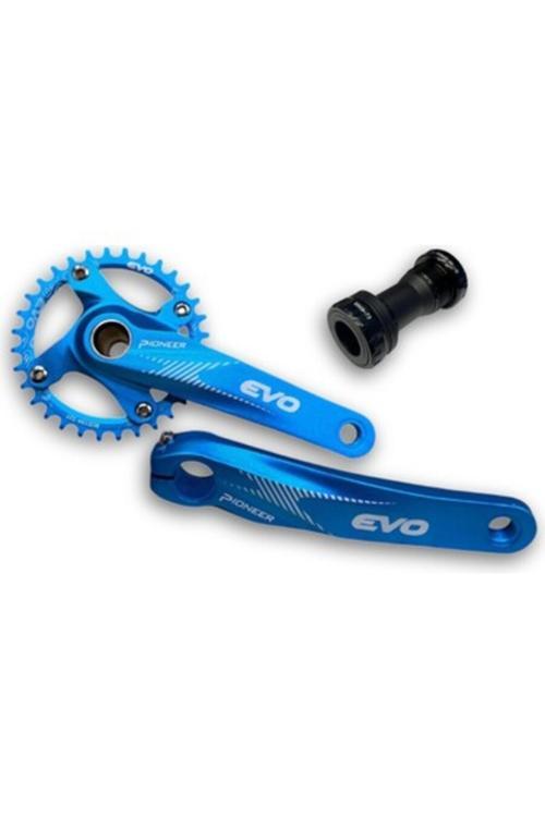 EVO 32T Mavi Hollowtech Göbek Tek Yaprak Aynakol