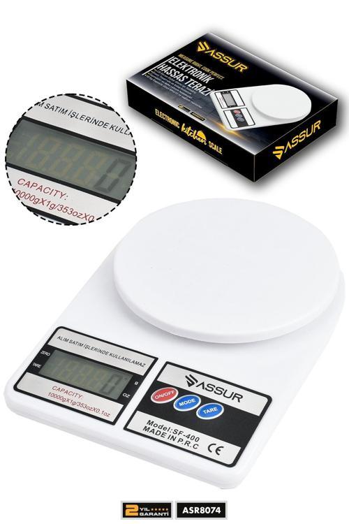 Dijital Mutfak Terazisi 1 Gr 10 Kg Hassas Ölçüm Tartı Hassas Terazi