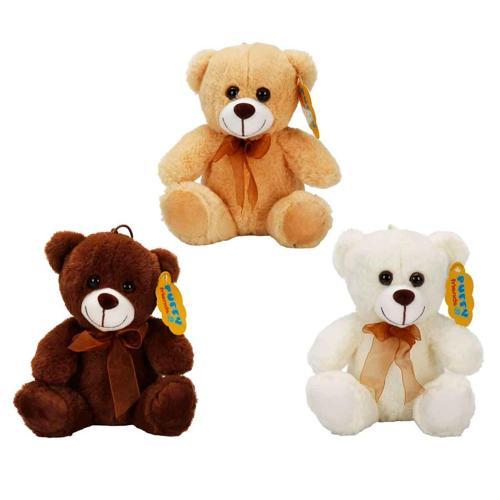 0998 SUN-JHN-PFF-SK PELUŞ AYI OTURAN KURDELELİ 21CM 2R