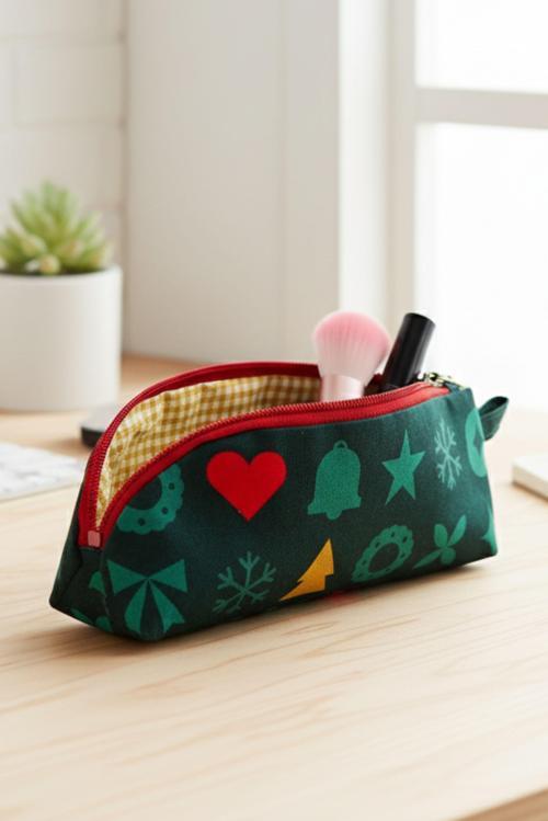 - Gamze 9546 2263 El Yapımı Makyaj ve Kalem Düzenleyici Çanta