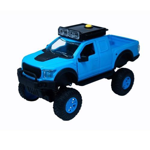 Sesli Işıklı İş Makinaları 25 cm Kamyon - 4016 - Mavi