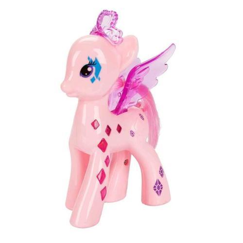 Işıltılı Pony Figür - Işıklı Figür - Pembe