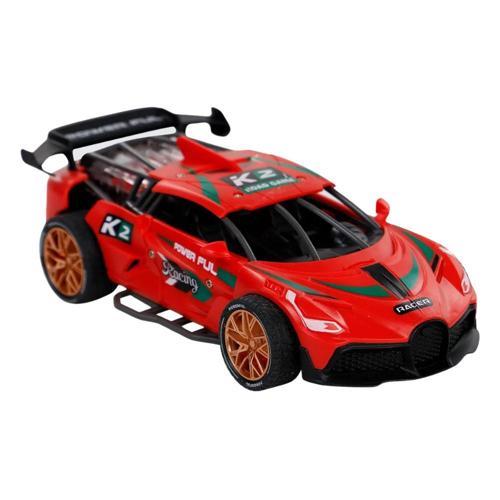 Sürtmeli Sesli Işıklı Spor Arabalar 18 cm - Kırmızı