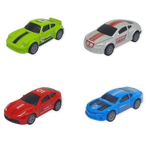 Çek Bırak Metal Küçük Arabalar 4'lü 8 cm - Yarış Arabaları