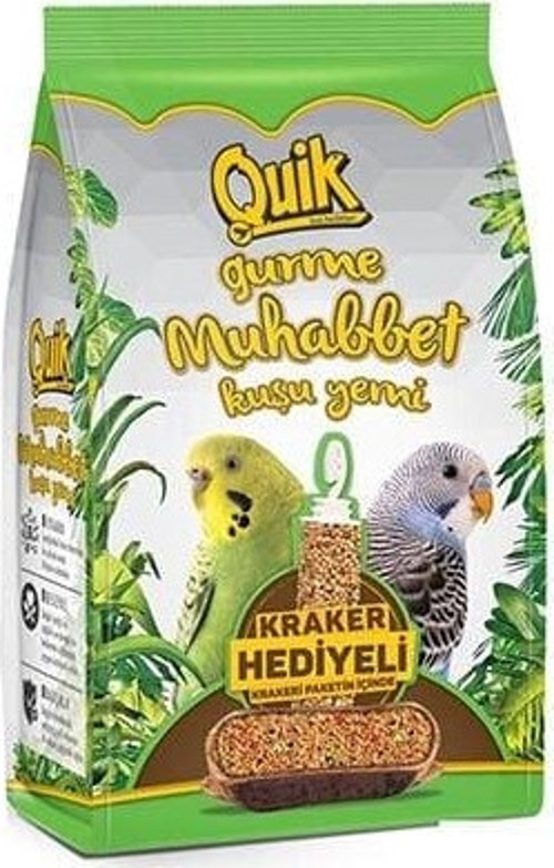 Gurme Muhabbet Kuşu Yemi 500 Gr Kraker Hediyeli - Farmapets