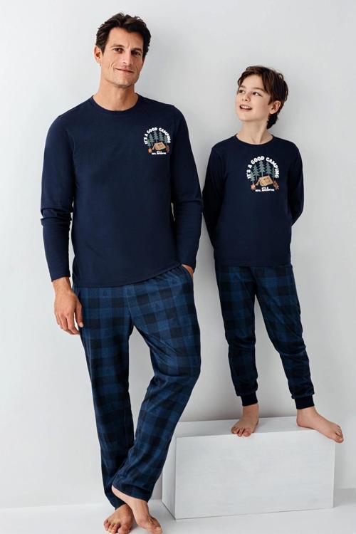 3500-S Erkek Uzun Kol Pijama Takım