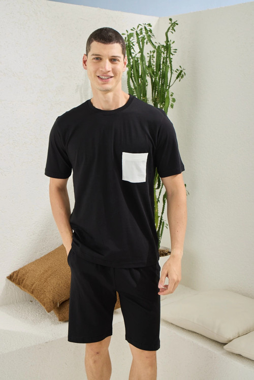 2008 Erkek O Yaka Şortlu Takım