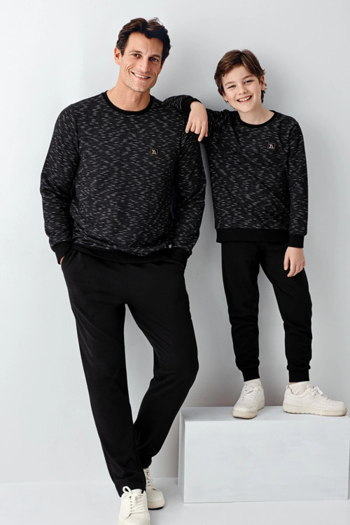 3504-S Erkek Uzun Kol Pijama Takım