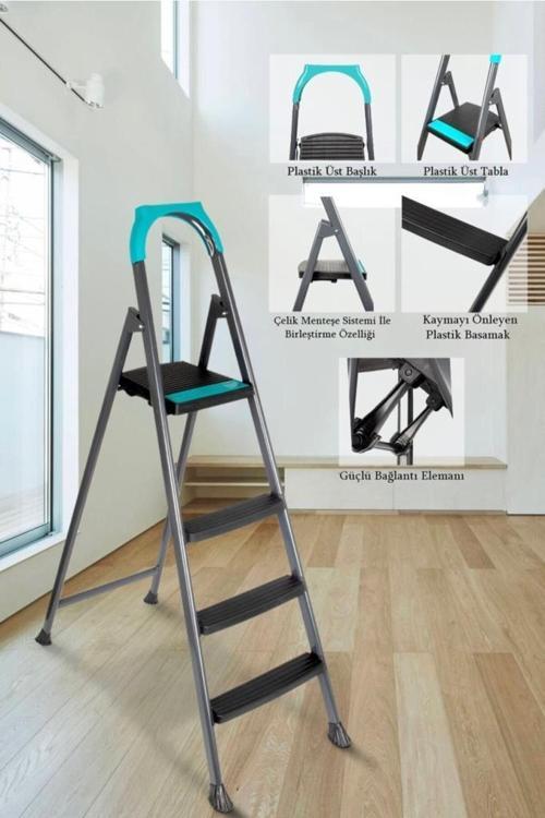 51303 Riser 3+1 Plastik Basamaklı Merdiven