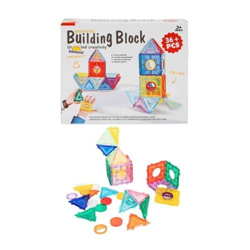 Nessiworld 4842 NessiWorld-YFN-MANYETİK GEOMETRİK BLOKLU ŞEKİLLER 36 PRÇ