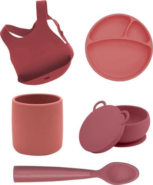 5 Parça Bordo Silikon Set