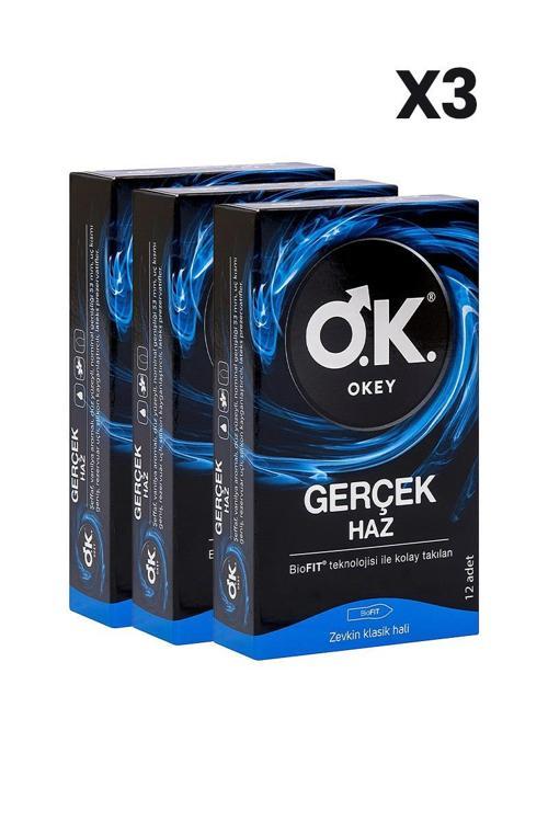 Gerçek Haz Prezervatif 12'li x3 Adet