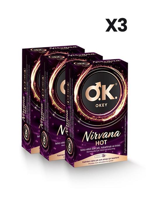 Nirvana Hot Prezervatif 10'lu x3 Adet