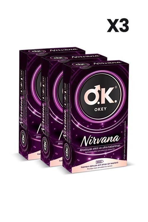 Nirvana Prezervatif 10'lu x3 Adet