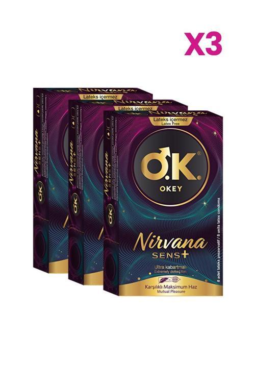 Nirvana Sens Prezervatif 8'li x3 Adet