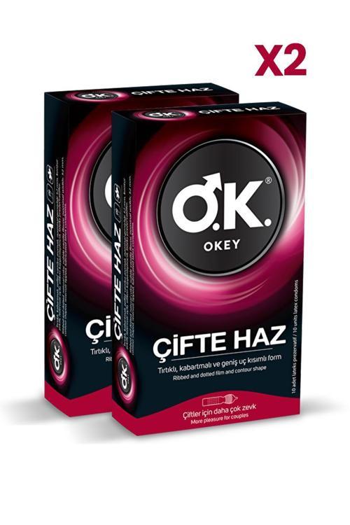 Çifte Haz Prezervatif 10'lu x2 Adet