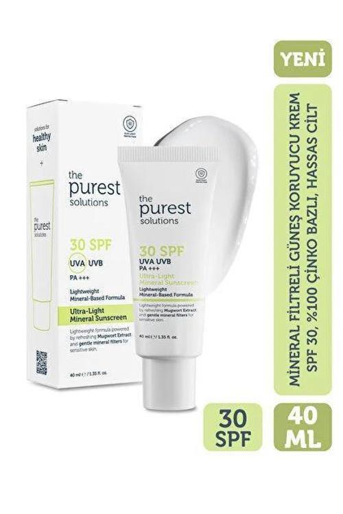 Mineral Filtreli Güneş Koruyucu Krem SPF 30 40 ml