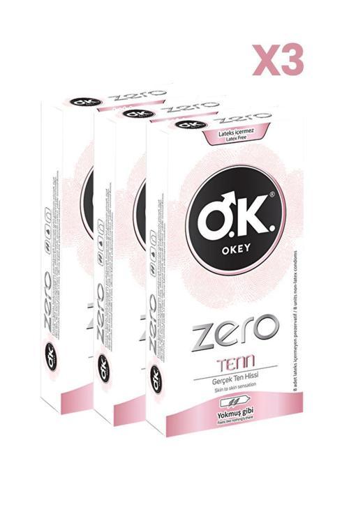 Zero Tenn Prezervatif 8'li x3 Adet