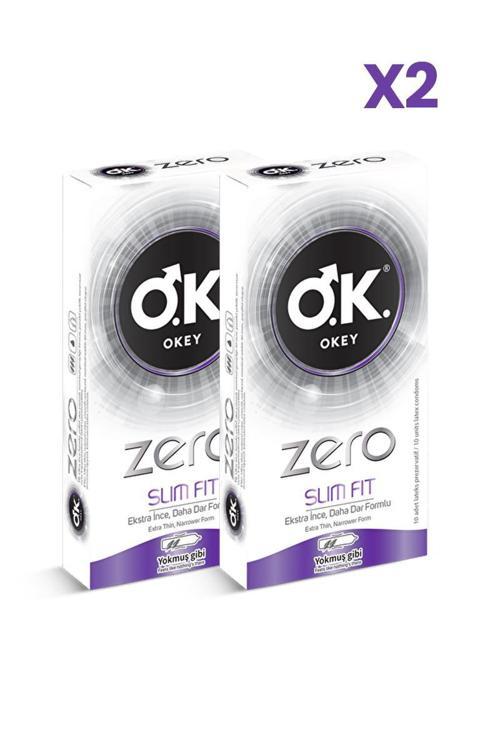 Zero Slim Fit Prezervatif 10'lu x2 Adet