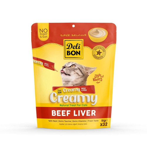 Creamy Ödül Maması Dana Ciğerli 15gr 32li Paket