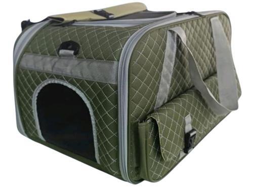 Lorente Kedi, Küçük Köpek Taşıma Çantası Yeşil 40-40-55cm