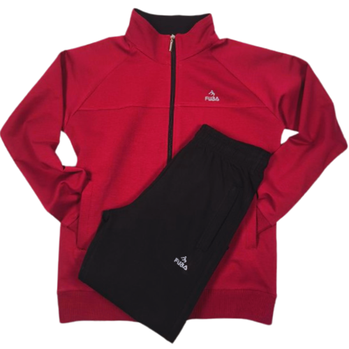 Çocuk Pamuklu Eşofman Takımı Bordo