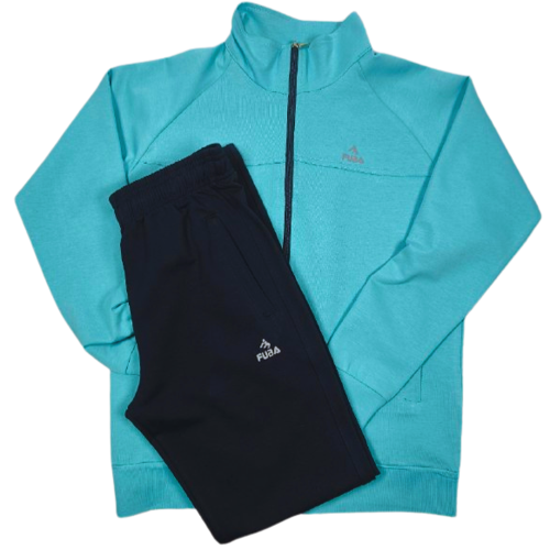 Çocuk Pamuklu Eşofman Takımı Turkuaz