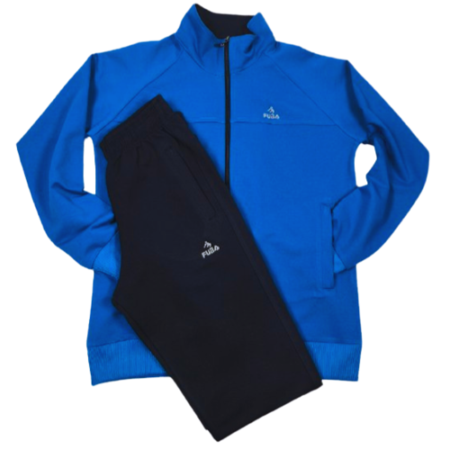 Çocuk Pamuklu Eşofman Takımı Sax Mavi