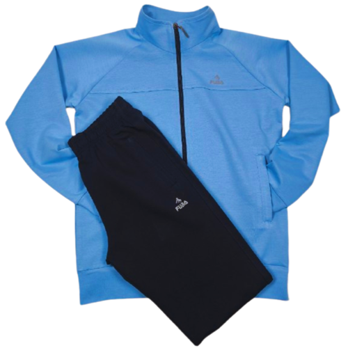 Çocuk Pamuklu Eşofman Takımı Açık Mavi