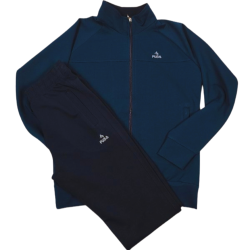 Çocuk Pamuklu Eşofman Takımı İndigo