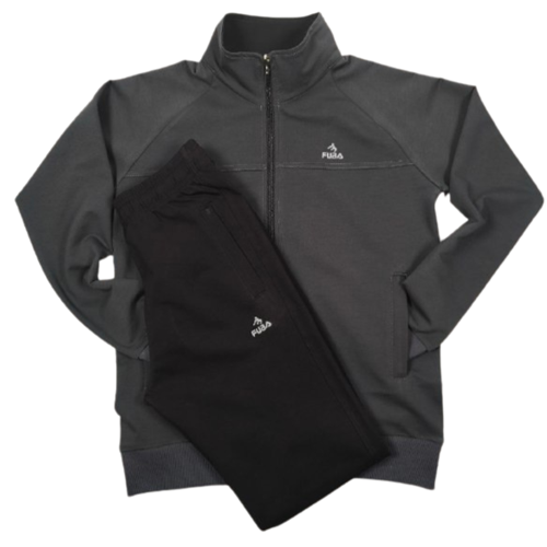 Çocuk Pamuklu Eşofman Takımı Antrasit