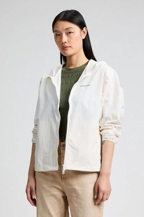 GJ PACKABLE WINDBREAKER Kadın Krem Ceket W5GL29WH8N2-G053