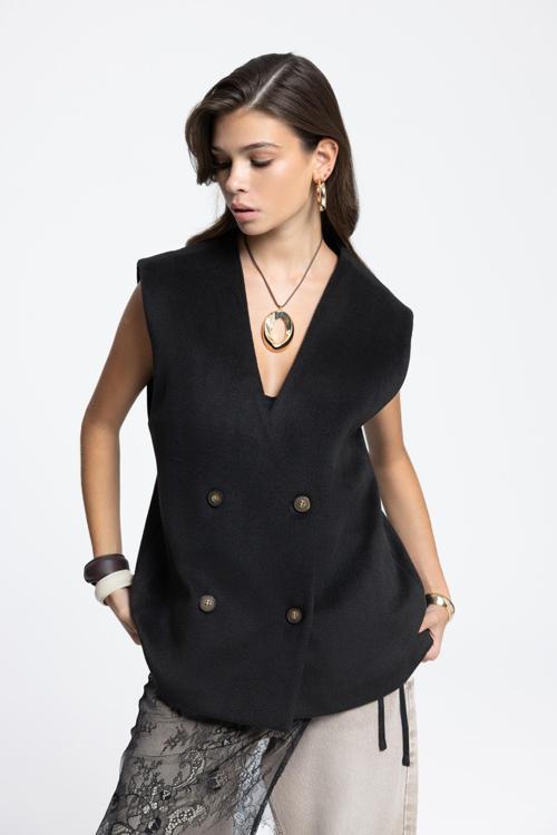 Notte Siyah Salaş Hırka