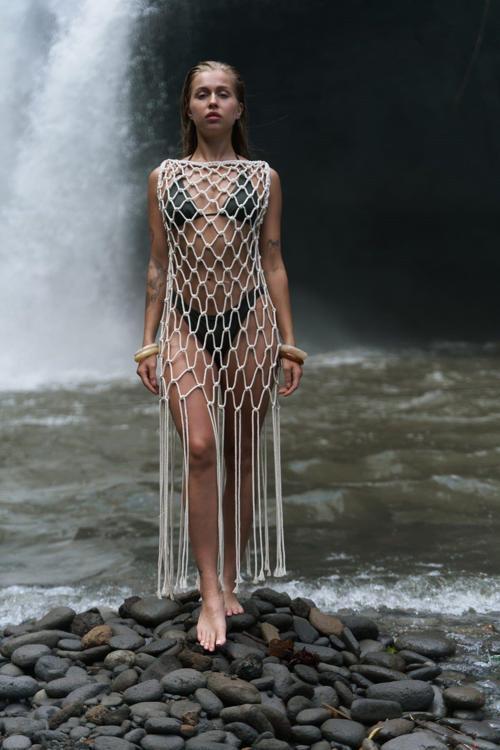 Hamper Bej File Elbise