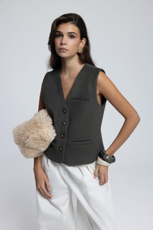 Pace Petrol Mavisi Kısa Yelek