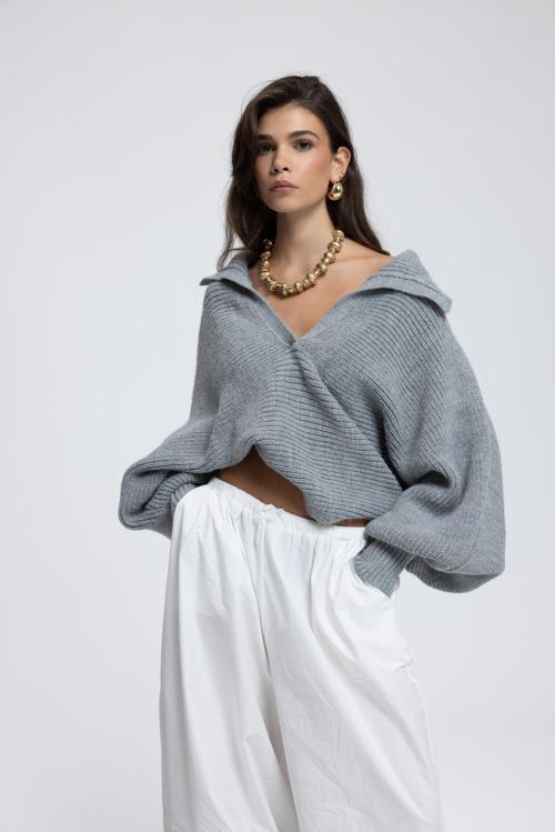 Livia Füme Yakalı Kazak