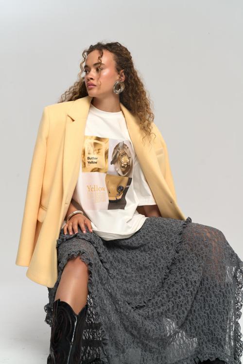 Butter Oversize Beyaz T-Shirt