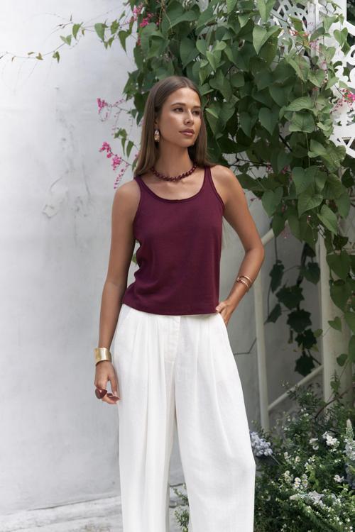 Salnor Basic Bordo Crop