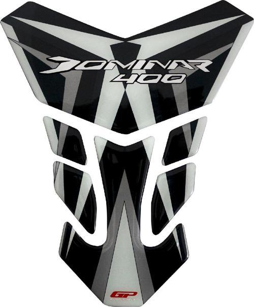 Bajaj Dominar 400 2017-2020 Uyumlu Tank Pad Siyah-Gri