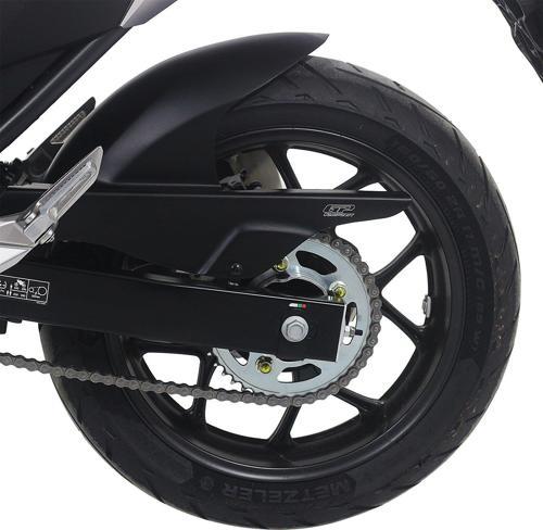 Honda NC 700 X-S / NC 750 X-S 2012-2023 Uyumlu Zincir Korumalı Uzun Arka Çamurluk Siyah