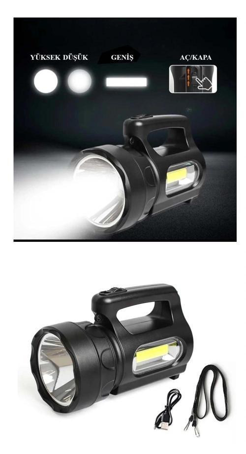 Profesyonel Ultra Güçlü Led El Feneri - Yüksek Performanslı 900 Lümen Aydınlatma